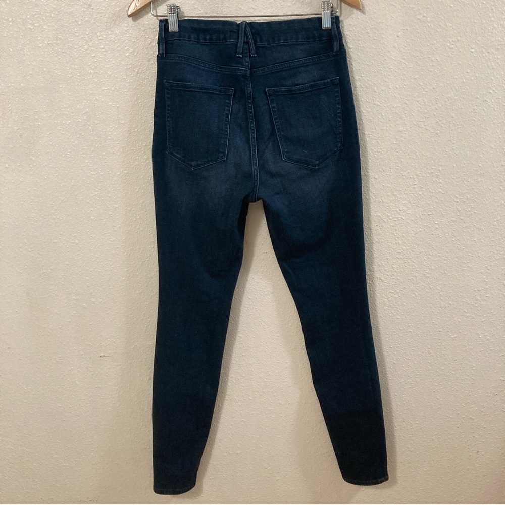 Good American Women’s Good Legs Jeans 8/29 Blue Skinny Jeans High Waist Stretch - Picture 4 of 16